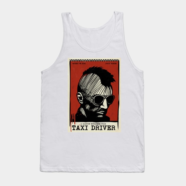 Taxi driver movie art inspired Tank Top by 2ToastDesign